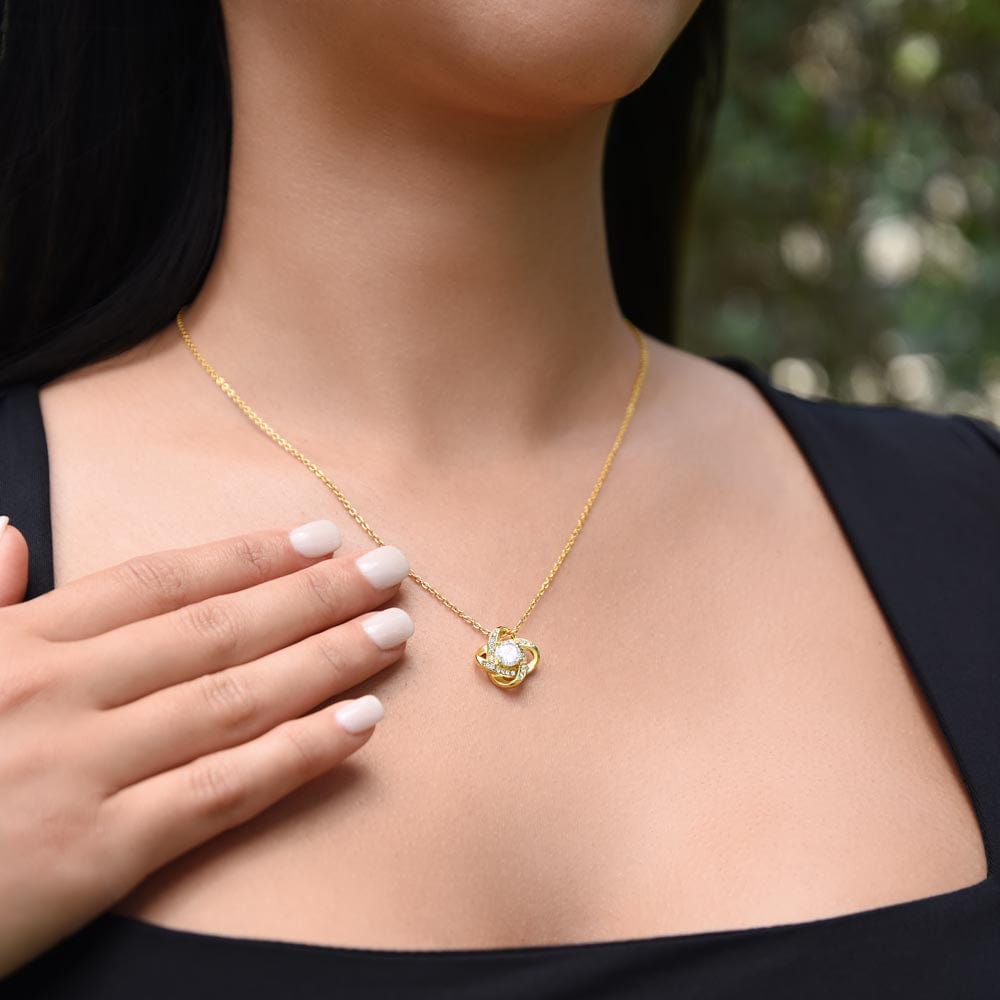 TO MY SOULMATE - Love You Longer (Love Knot Necklace)