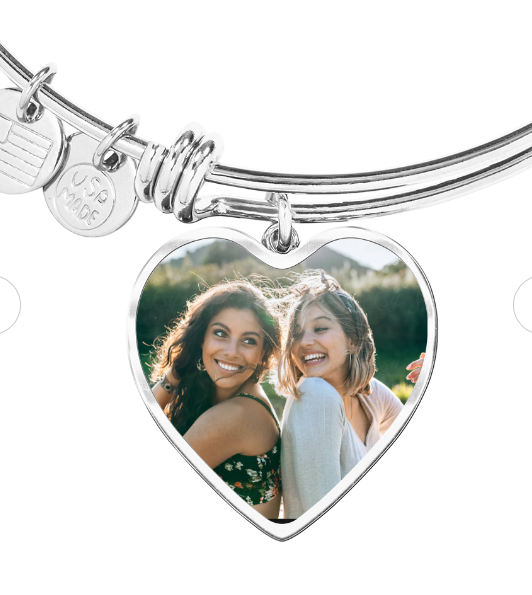 MAID OF HONOR PROPOSAL - I Couldn't Say "I Do" Without You (Photo/Engraved Bangle Bracelet