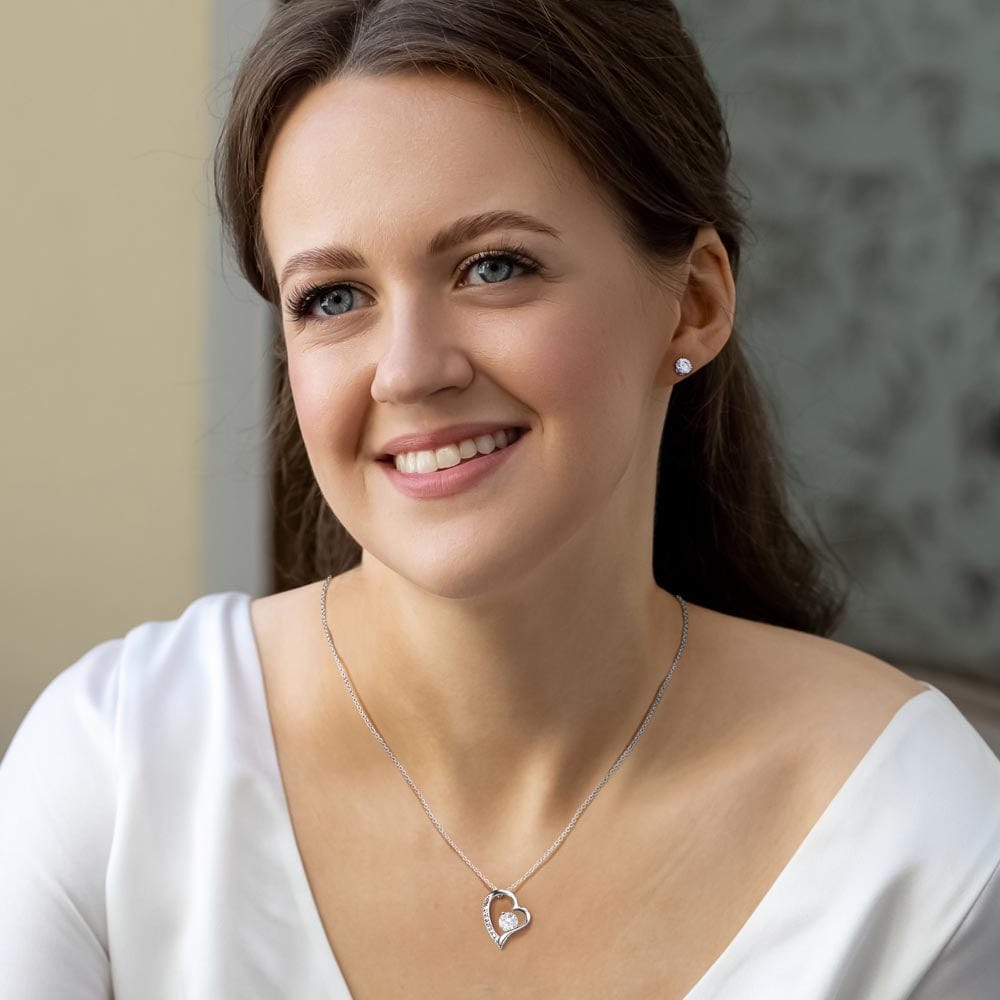 TO MY SOULMATE - In Love With You (Forever Love Necklace AND Earring Set)